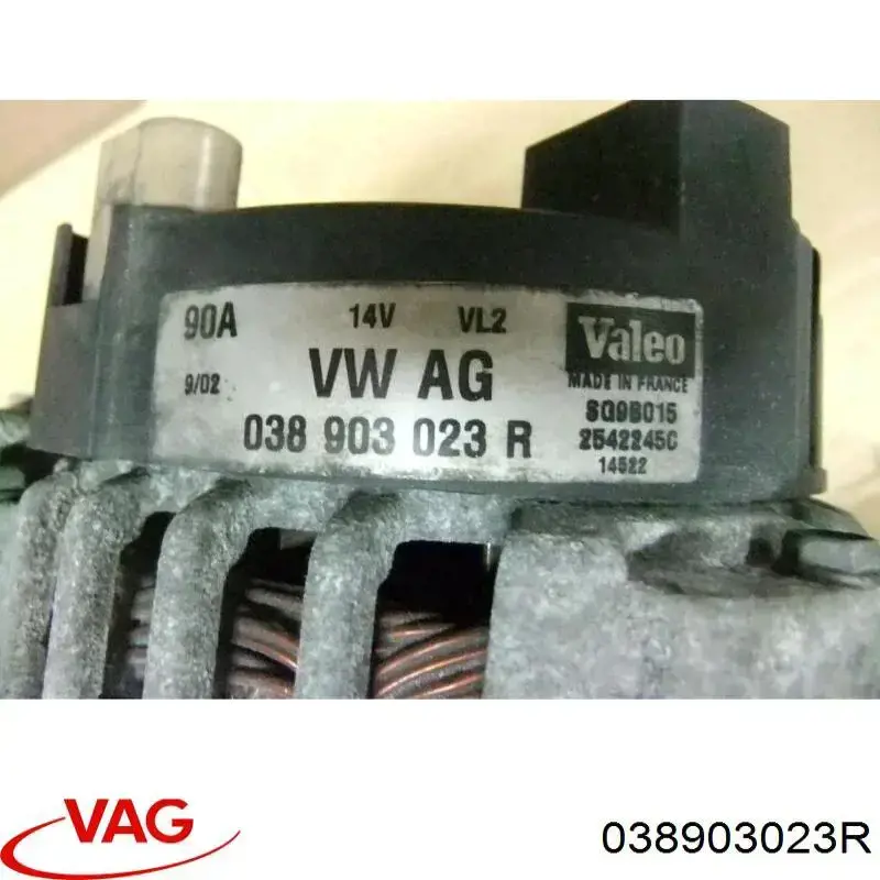 Do koszyka 038903023R VAG Alternator