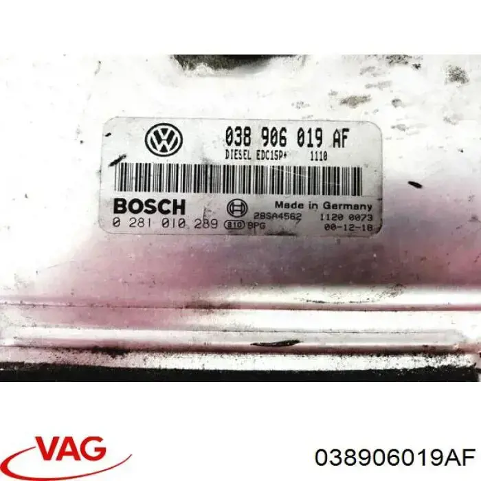 Sterownik silnika 038906019AF VAG