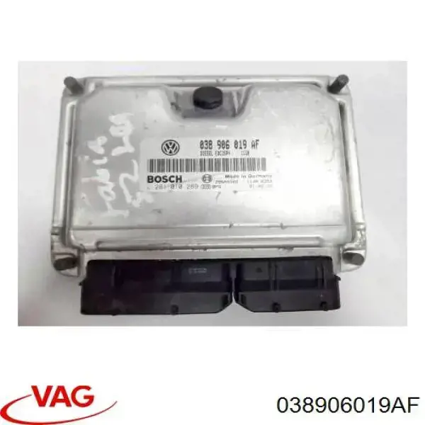Do koszyka 038906019AF VAG Sterownik silnika