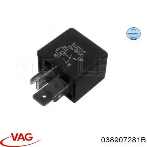 Do koszyka 038907281B VAG Przekaźnik świec żarowych