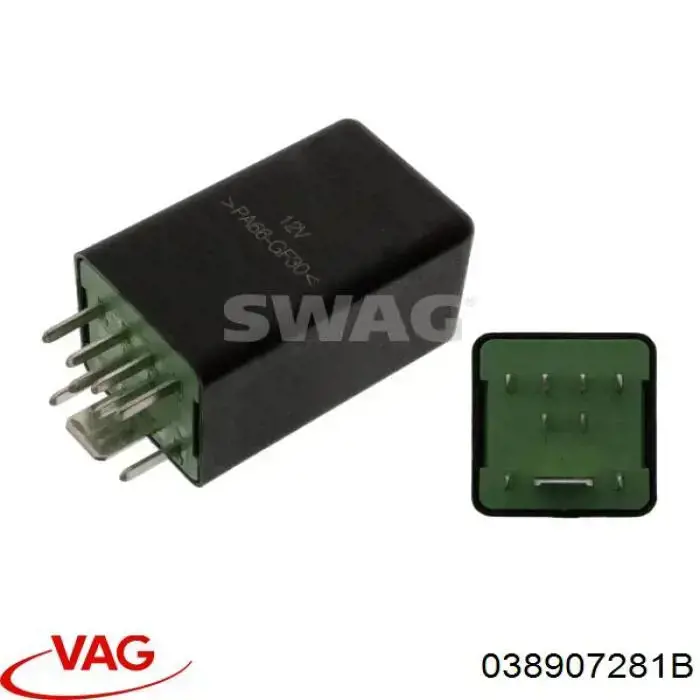 Przekaźnik świec żarowych VAG 038907281B cena, od 94,49 USD
