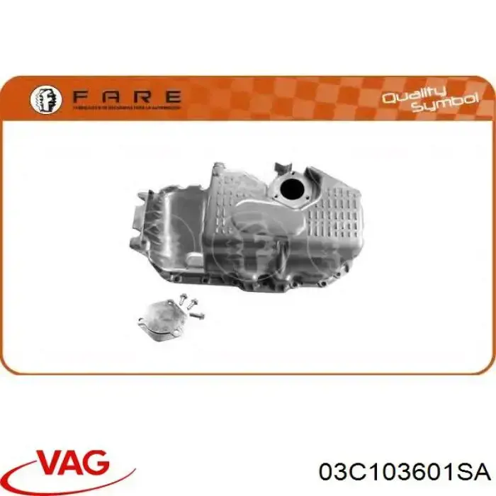 Do koszyka 03C103601SA VAG Miska olejowa silnika