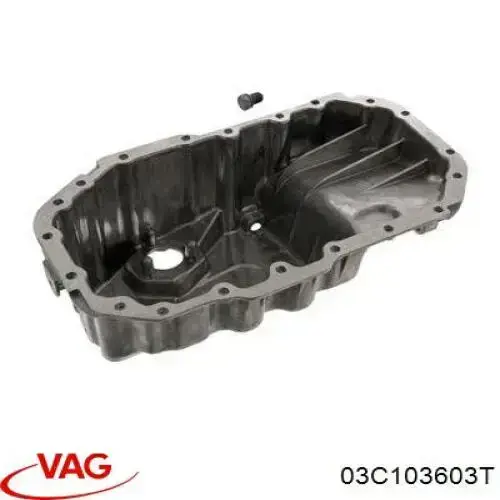 Miska olejowa silnika VAG 03C103603T cena, od 93,30 USD