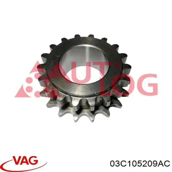 Koło zębate walcowe napędu wałka rozrządu 5334856 Borg-Warner