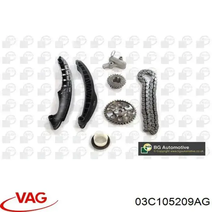Koło zębate walcowe napędu wałka rozrządu VAG 03C105209AG cena, od 14,66 USD