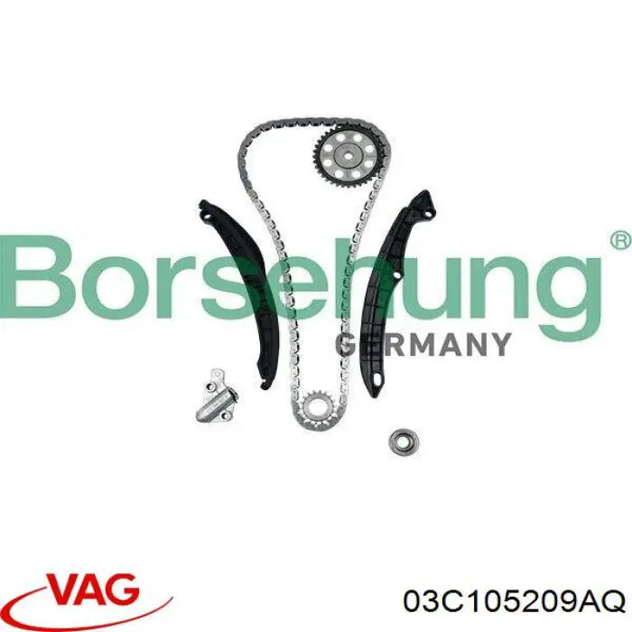 Koło zębate walcowe napędu wałka rozrządu VAG 03C105209AQ cena, od 48,49 USD