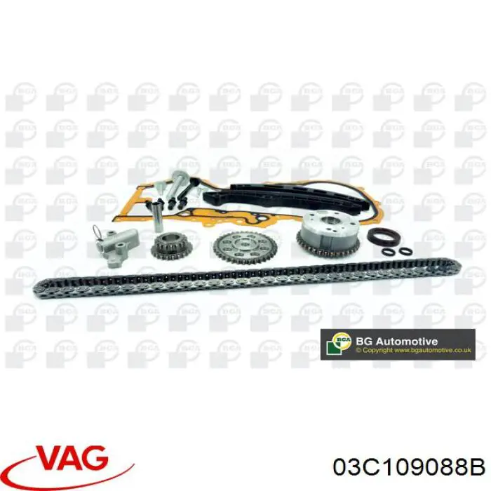 Koło zębatewalcowe wałka rozrządu silnika VAG 03C109088B