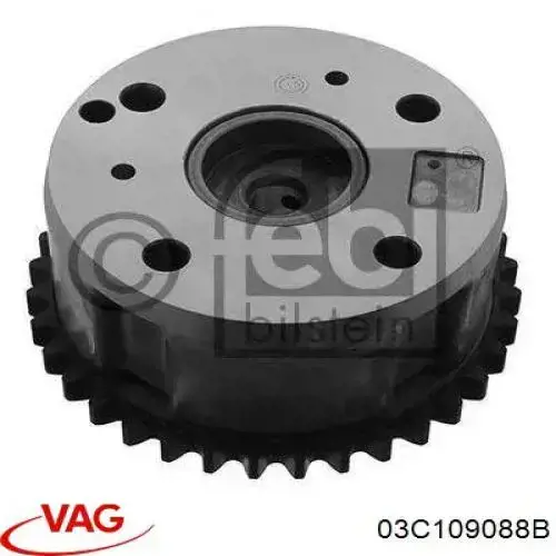 Koło zębatewalcowe wałka rozrządu silnika VAG 03C109088B cena, od 99,14 USD