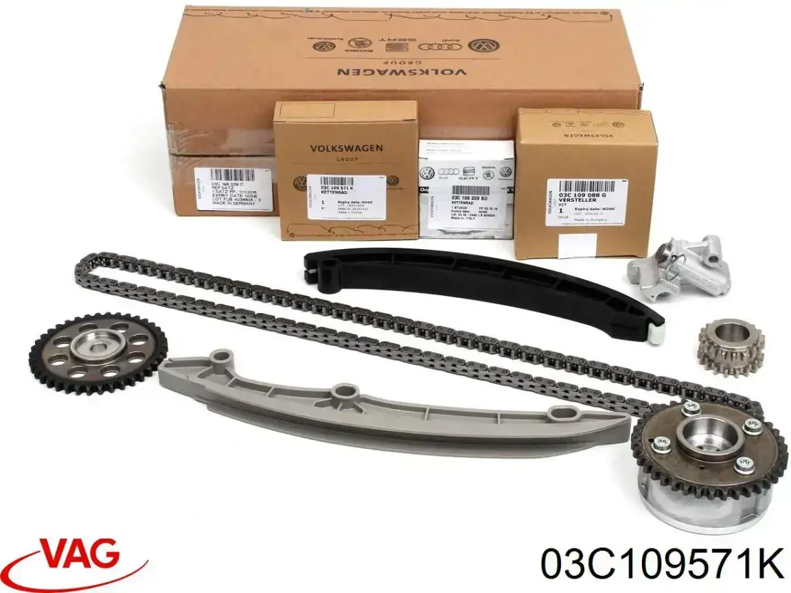 03C109571K VAG Koło zębatewalcowe wałka rozrządu silnika