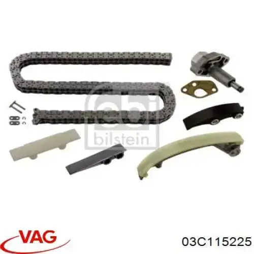 03C115225 VAG Łańcuch pompy oleju