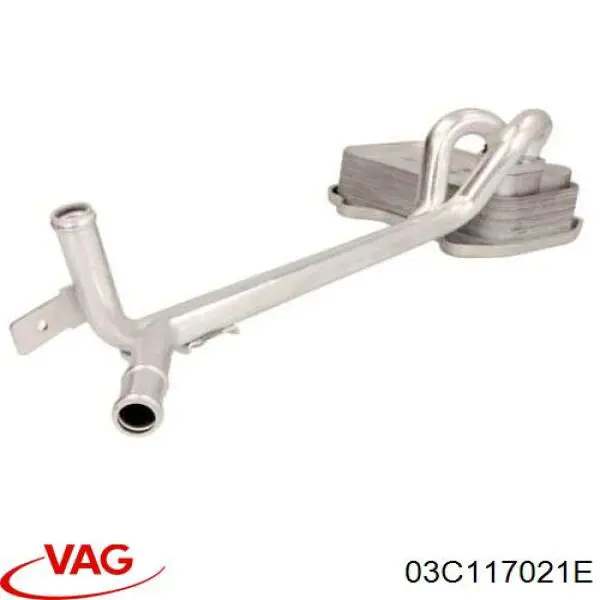 Chłodnica oleju VAG 03C117021E cena, od 54,48 USD