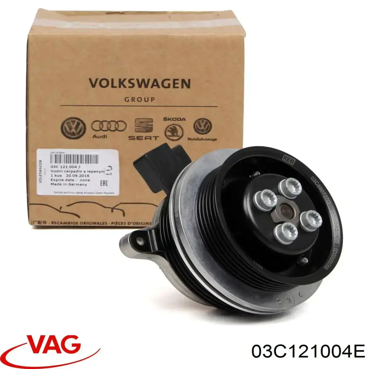 Pompa chłodząca wodna VAG 03C121004E cena, od 250,34 USD