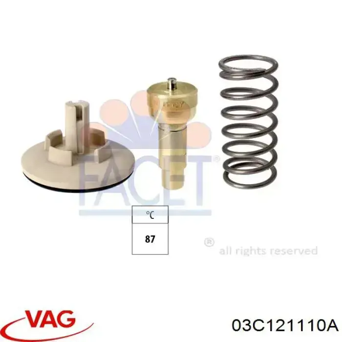Termostat 03C121110A VAG