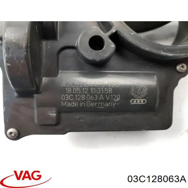 03C128063A VAG Przepustnica, komplet