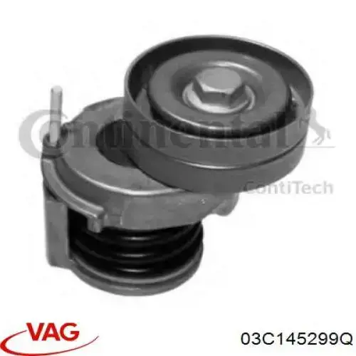 Rolka napinacza paska napędowego VAG 03C145299Q cena, od 19,26 USD