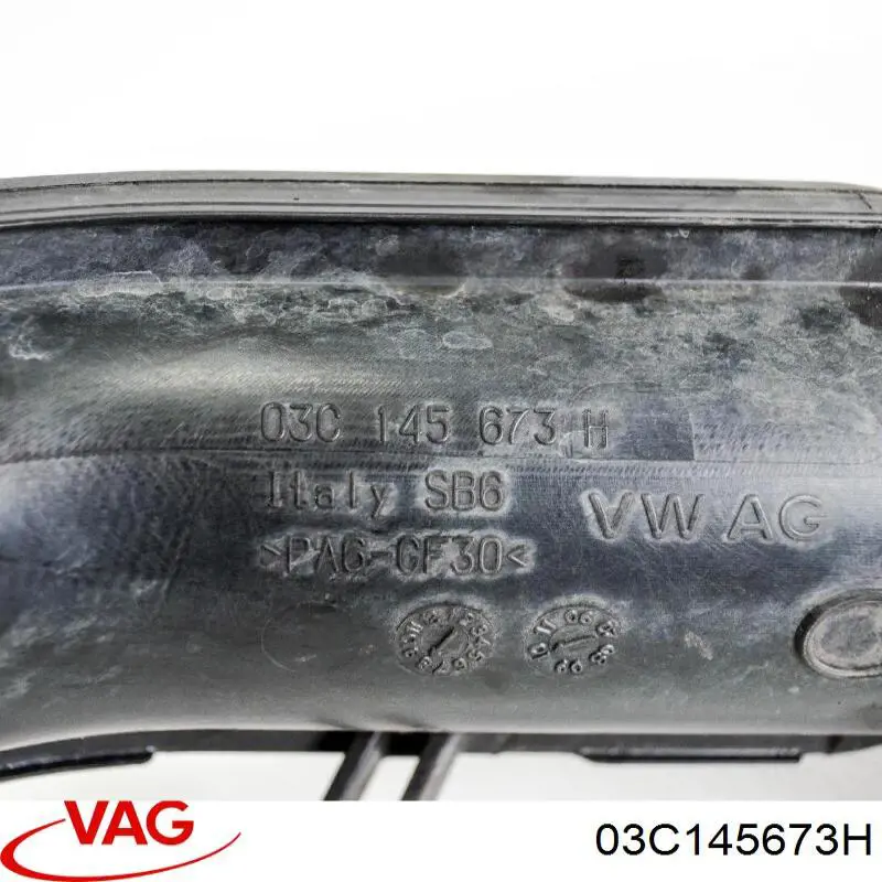 03C145673H VAG Króciec powietrza, wlot do turbiny (doładowanie)