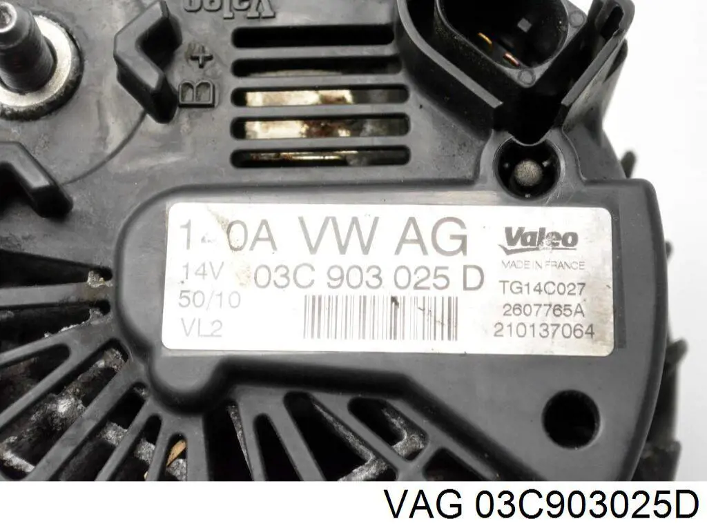 Do koszyka 03C903025D VAG Alternator