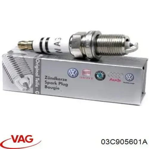 Świeca zapłonowa VAG 03C905601A cena, od 17,21 USD
