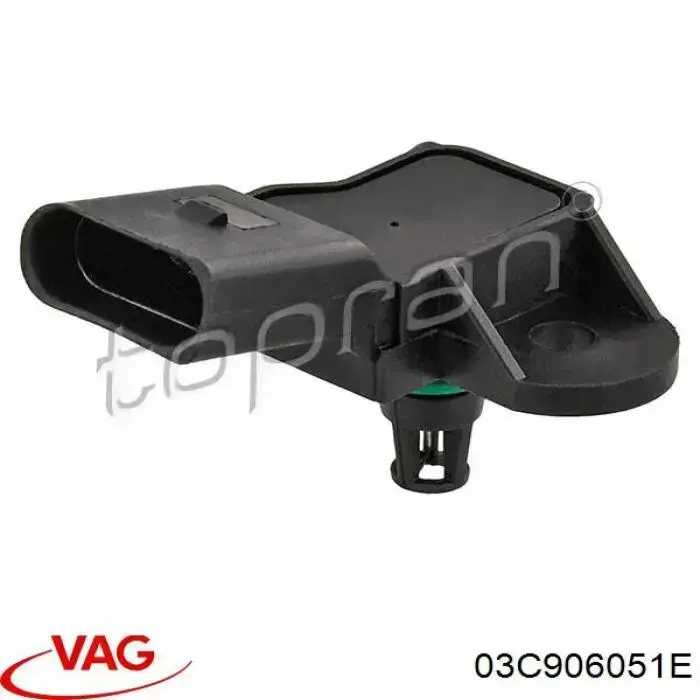 Czujnik ciśnienia w kolektorze ssącym, MAP 03C906051E VAG