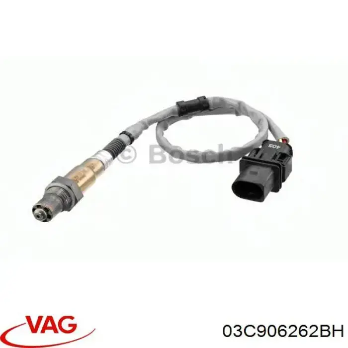 Sonda lambda czujnik tlenu przed katalizatorem VAG 03C906262BH cena, od 132,34 USD