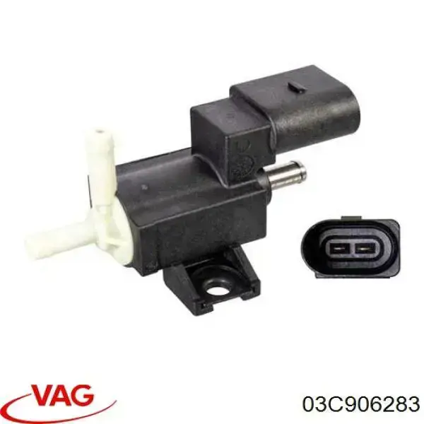 03C906283 VAG Zawór-przełącznik regulatora klap kolektora ssącego