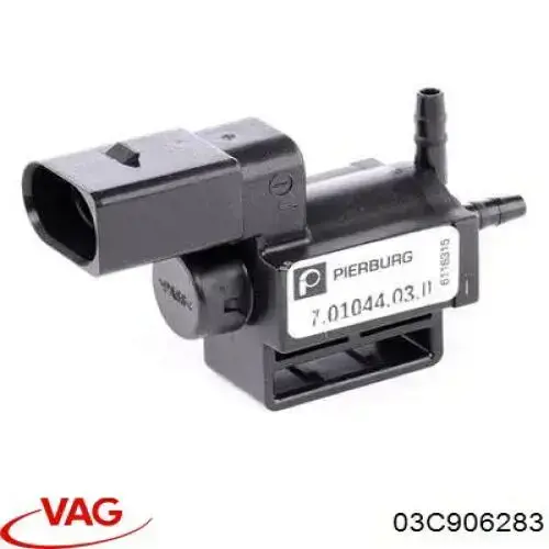 Zawór-przełącznik regulatora klap kolektora ssącego VAG 03C906283 cena, od 31,81 USD