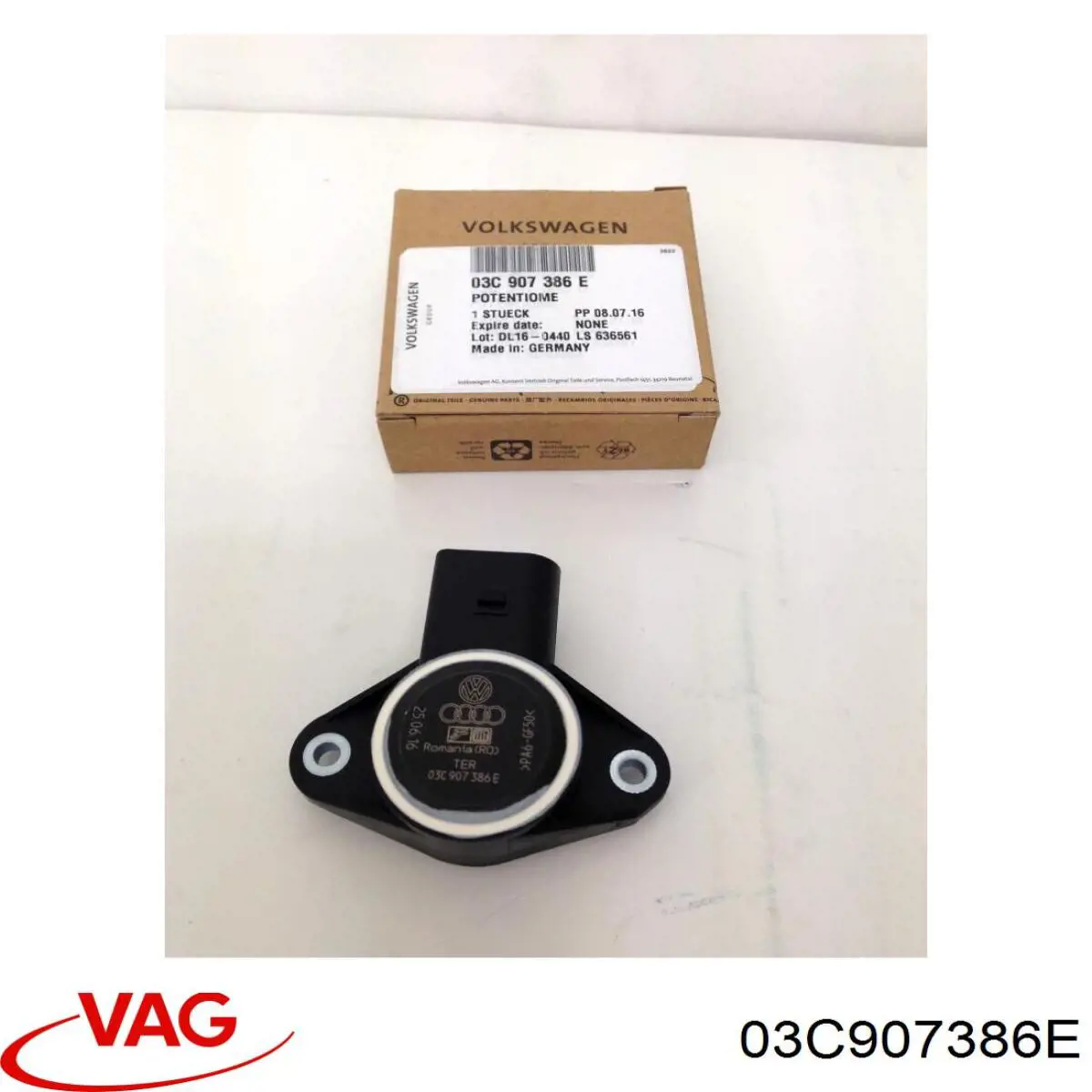 Regulator biegu jałowego VAG 03C907386E