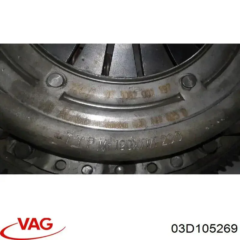 Koło zamachowe silnika VAG 03D105269 cena, od 971,06 USD