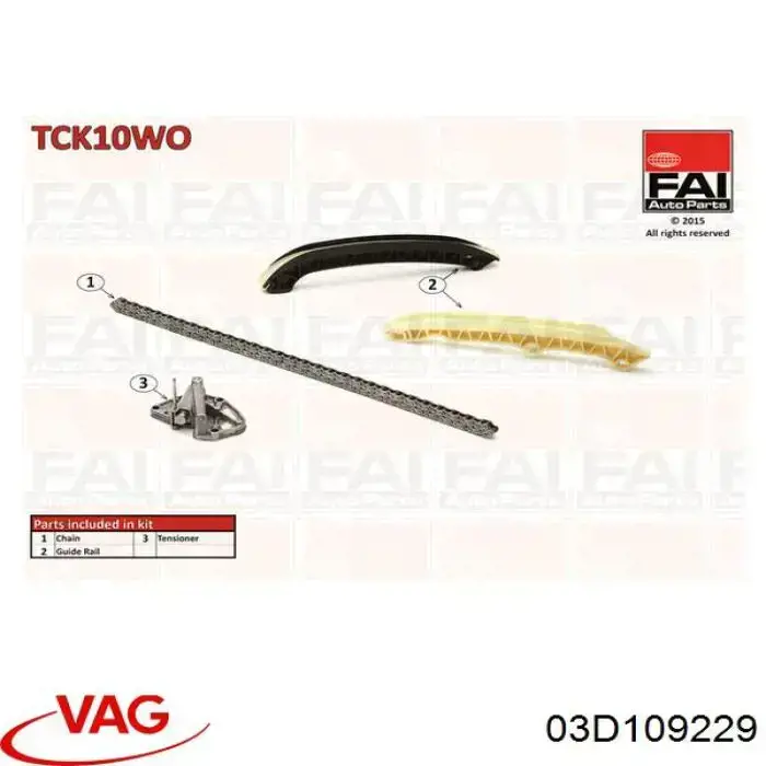 Do koszyka 03D109229 VAG Łańcuch rozrządu