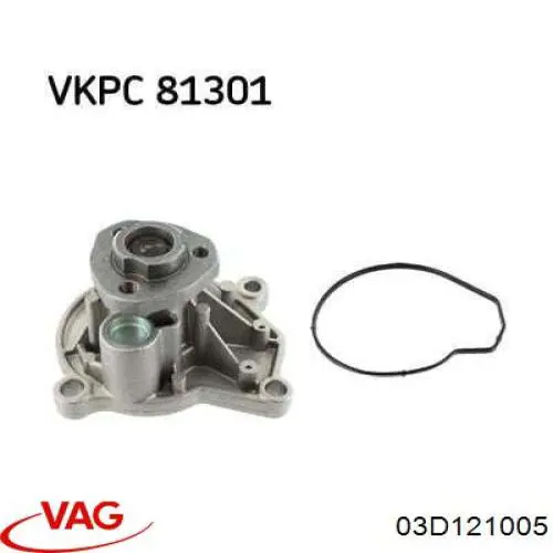 Do koszyka 03D121005 VAG Pompa chłodząca wodna