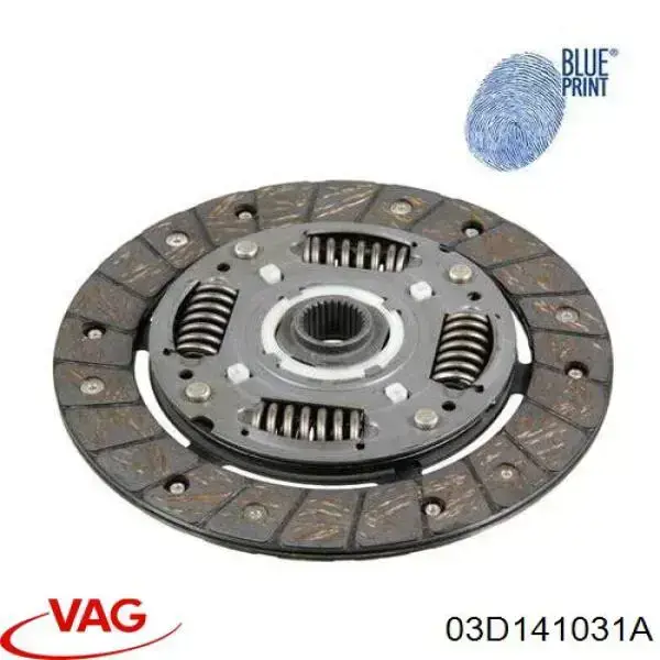 03D141031A VAG Tarcza sprzęgła