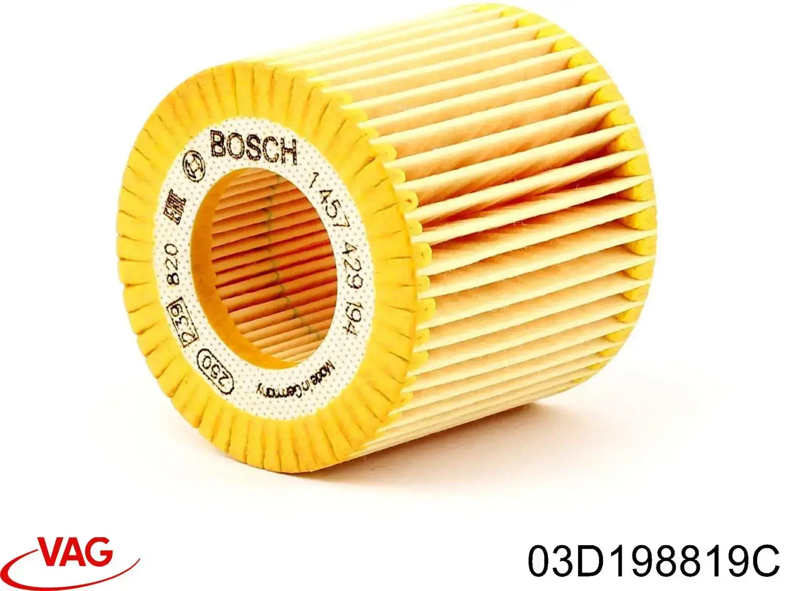 Do koszyka 03D198819C VAG Filtr oleju