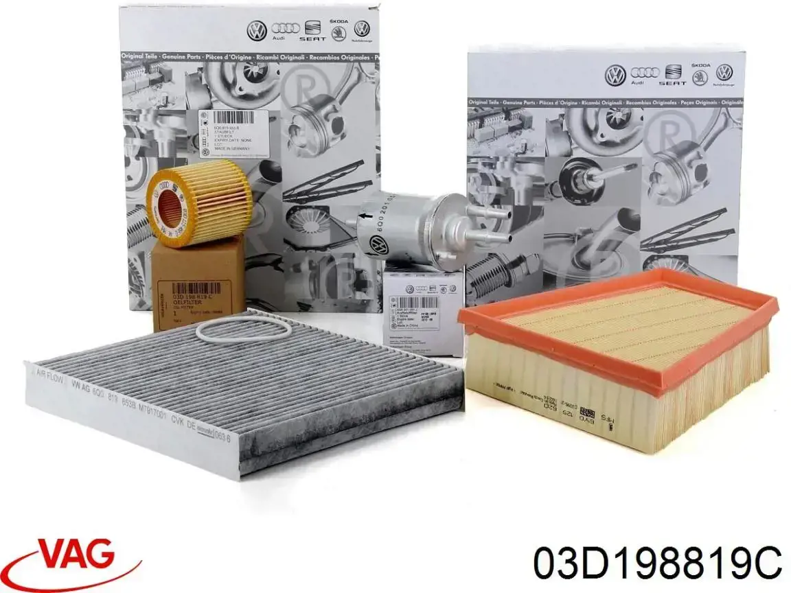 Filtr oleju 03D198819C VAG
