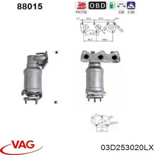 Do koszyka 276073 Maxgear Konwerter-katalizator