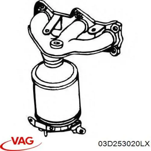 Konwerter-katalizator 276073 Maxgear