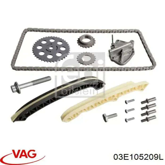 Koło zębate walcowe napędu wałka rozrządu VAG 03E105209L cena, od 17,03 USD