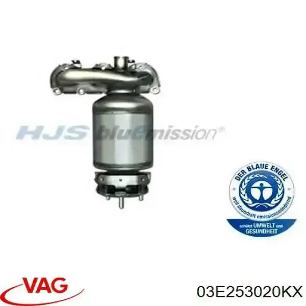 Konwerter-katalizator VAG 03E253020KX cena, od 500,29 USD