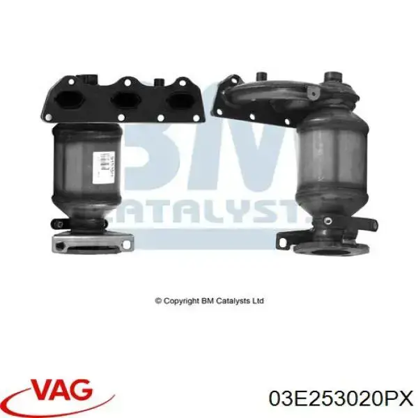 Konwerter-katalizator VAG 03E253020PX