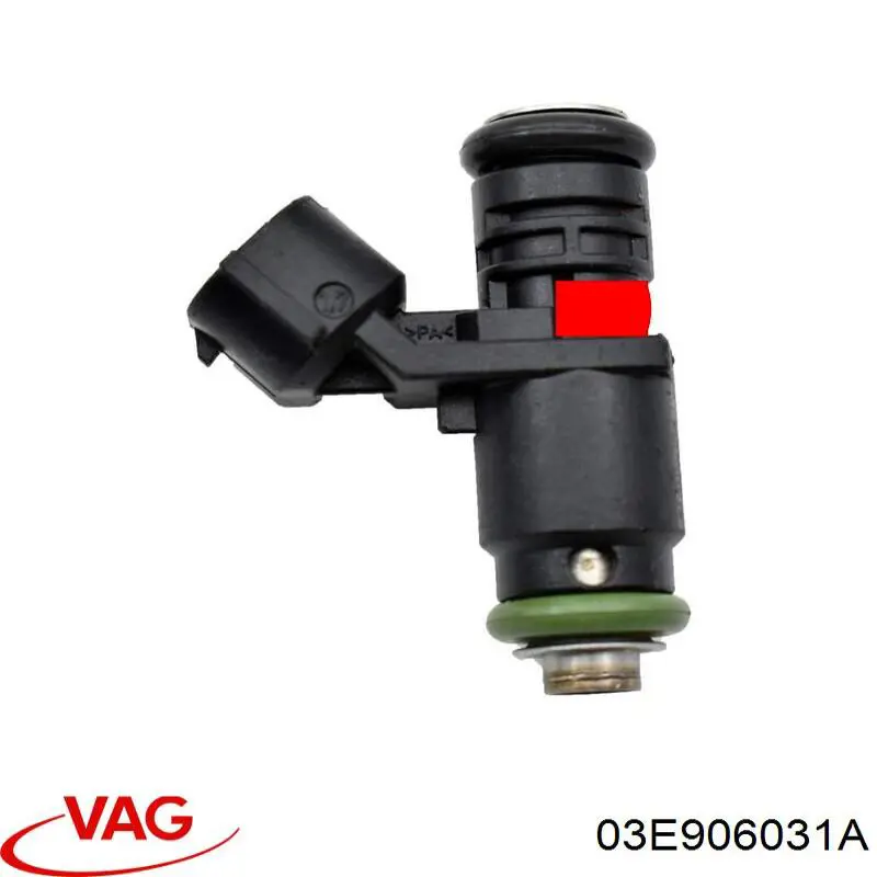 Wtryskiwacz paliwa VAG 03E906031A cena, od 39,33 USD