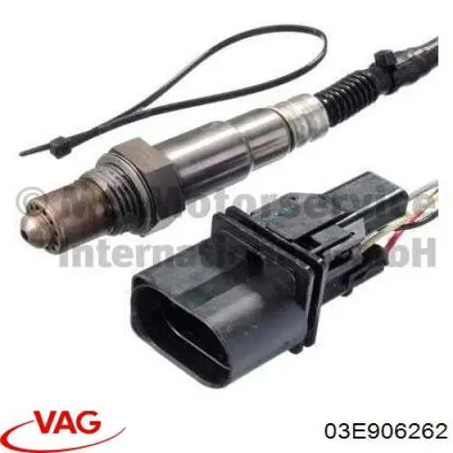 Do koszyka 03E906262 VAG Sonda lambda czujnik tlenu przed katalizatorem
