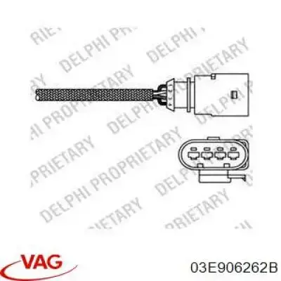 03E906262B VAG sonda lambda czujnik tlenu przed katalizatorem