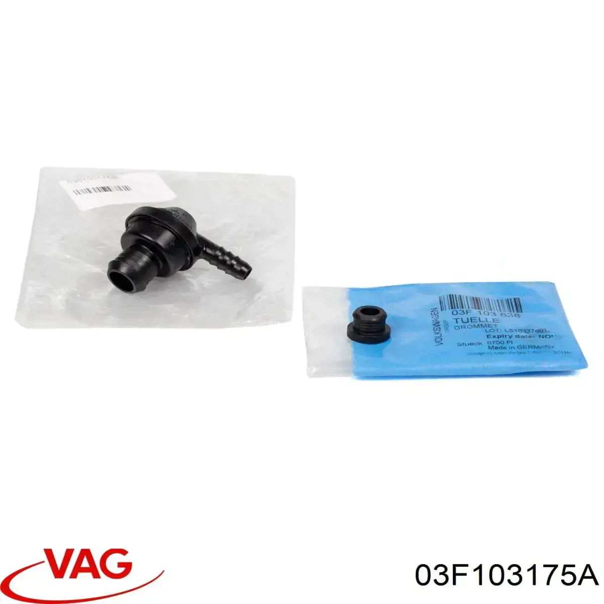 Zawór PCV odpowietrzający silnik VAG 03F103175A