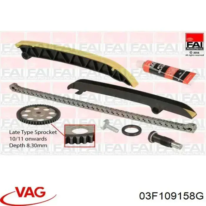 03F109158G VAG Łańcuch rozrządu
