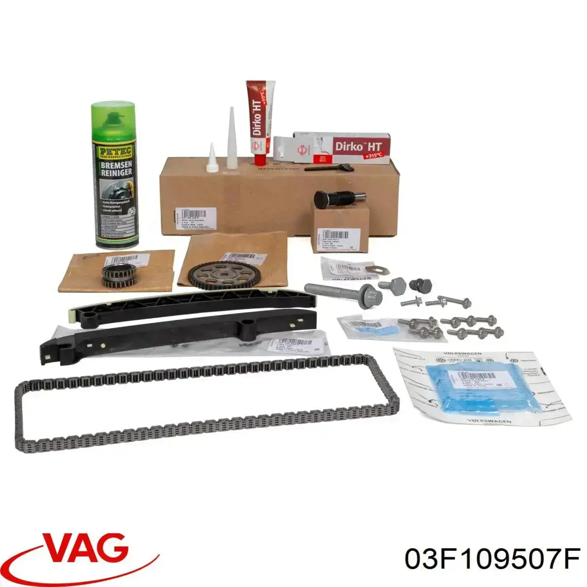 Do koszyka 03F109507F VAG Napinacz łańcucha rozrządu