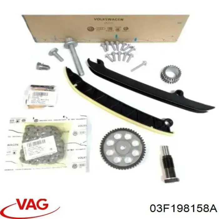 03F198158A VAG Łańcuch rozrządu, zestaw
