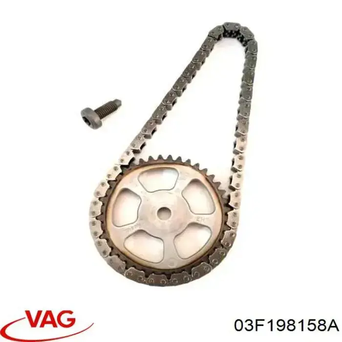 03F198158A VAG Łańcuch rozrządu, zestaw