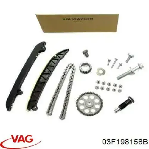 Łańcuch rozrządu, zestaw VAG 03F198158B cena, od 156,85 USD