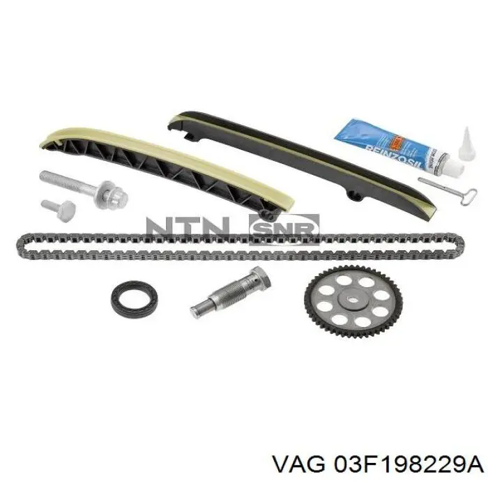 03F198229A VAG Łańcuch rozrządu, zestaw