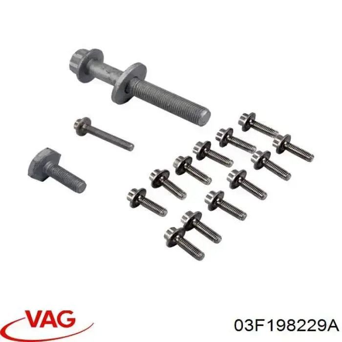 Łańcuch rozrządu, zestaw VAG 03F198229A