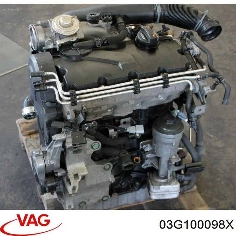 03G100098X VAG silnik w komplecie